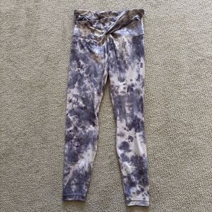 Lululemon Leggings Align Pant Womens Size 10 Purple Moisture Wicking Crossover